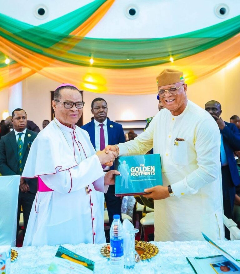CATHOLIC BISHOPS APPLAUD GOV ENO’S DEVELOPMENT STRIDES