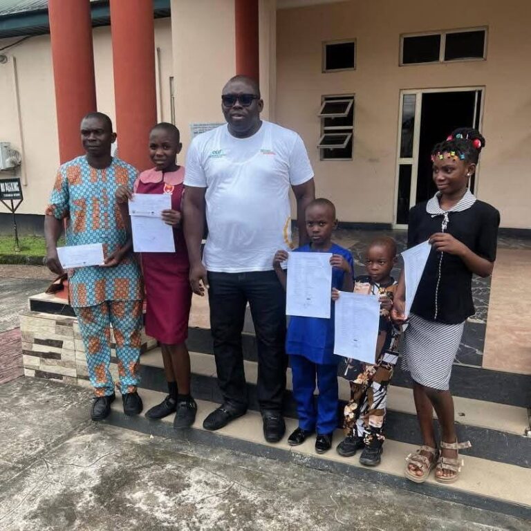 ENOBONG UWAH FOUNDATION SPLASHES SCHOLARSHIP ON CHILDREN OF UYO LGA ORIGIN