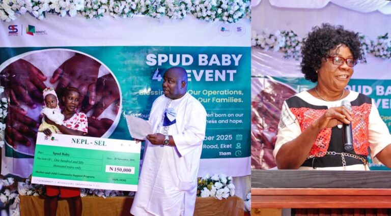 NEPL, SUMEDHA ENERGY CELEBRATE SPUD BABIES IN AKWA IBOM WITH HEALTHCARE SUPPORT, GRANTS