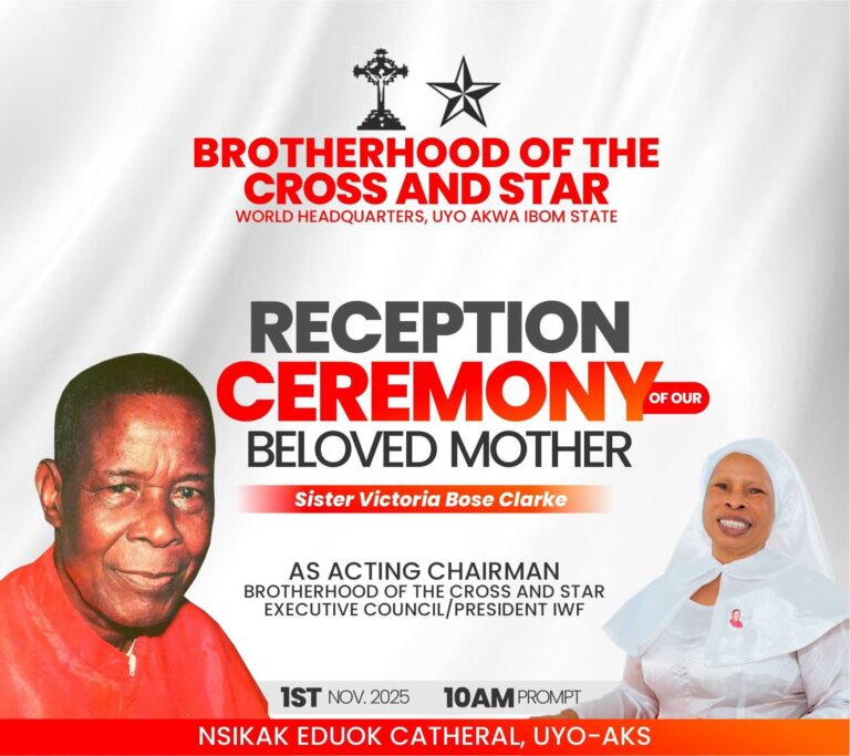 OLUMBA OBU: BCS HOLDS RECEPTION FOR SISTER CLARKE NEW ACTING CHAIRMAN AND WOMEN PRESIDENT