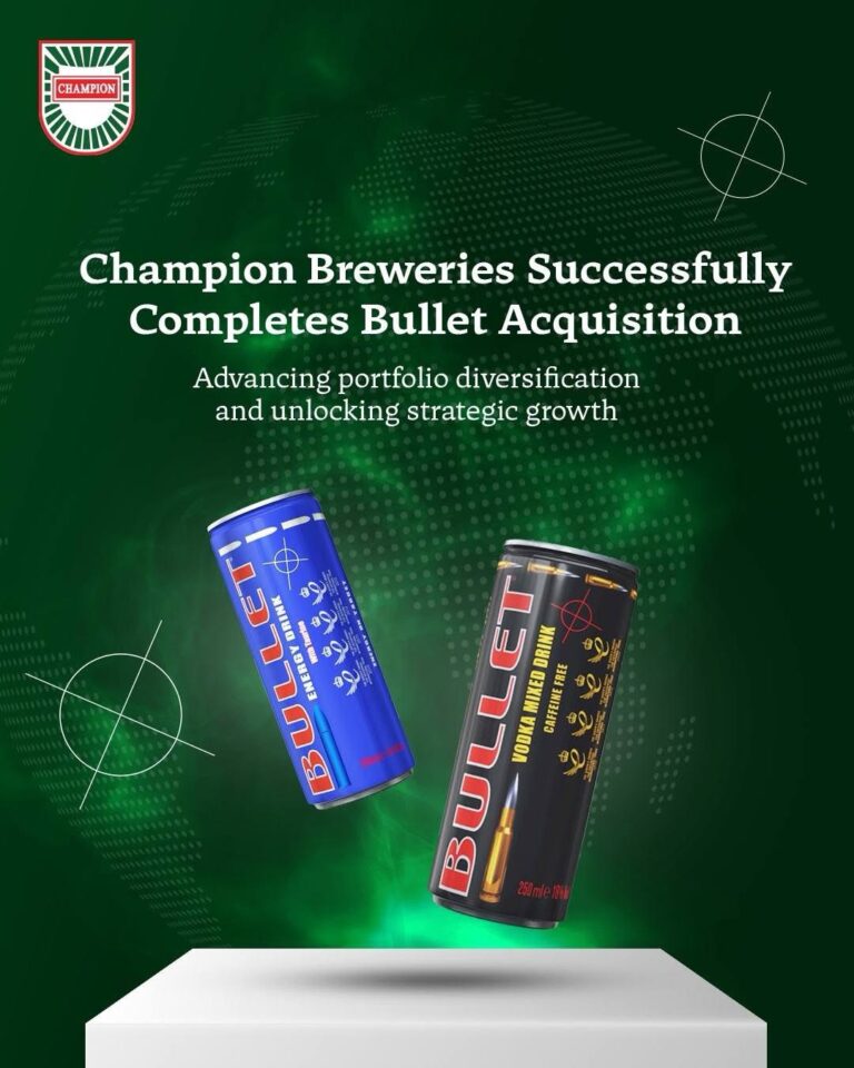 Champion Breweries completes acquisition of Bullet brand portfolio