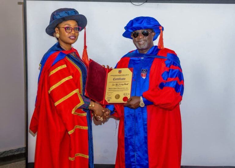 Etinan Council Chairman Receives Honorary Doctorate from UK Institution