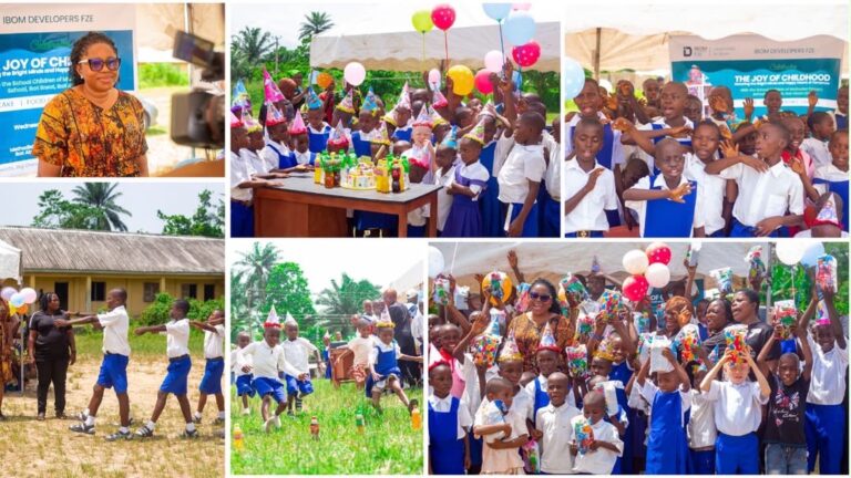 IBOM DEVELOPERS FZE MARKS CHILDREN’S DAY WITH PUPILS IN AKWA IBOM HOST COMMUNITY